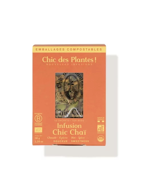 Infusion bio Chic Chai - boîte de 12 sachets