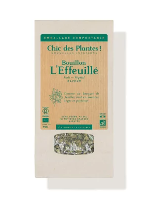 Bouillon bio d'herbes aromatiques persil ail L'Effeuillé - Vrac 40g