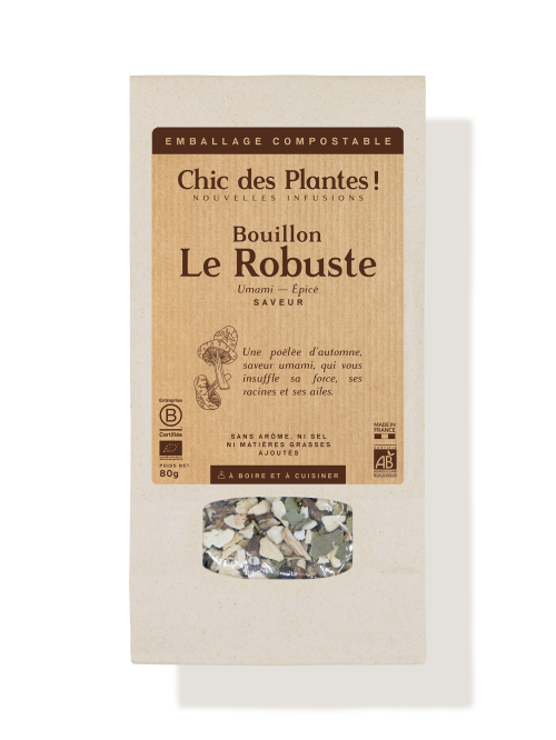 Bouillon bio de légumes umami champignon radis noir - Le Robuste - Vrac 80g