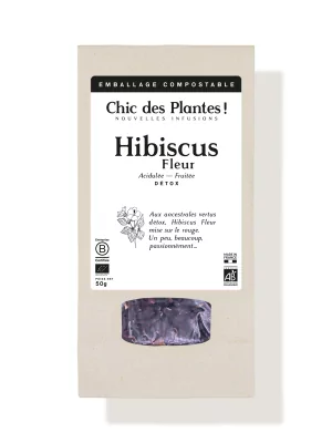 Infusion bio Hibiscus Fleur détox et digestion - Vrac 50g