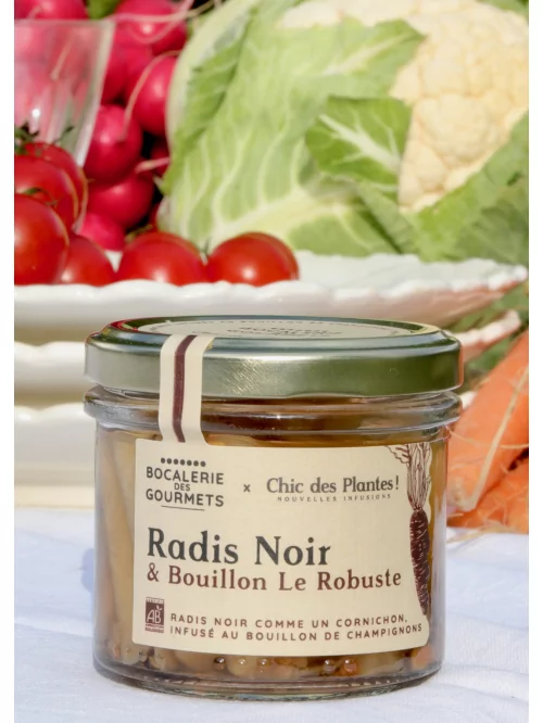 Pickles de légumes Radis noir Bouillon de légumes Le Robuste - Bocal de 110g