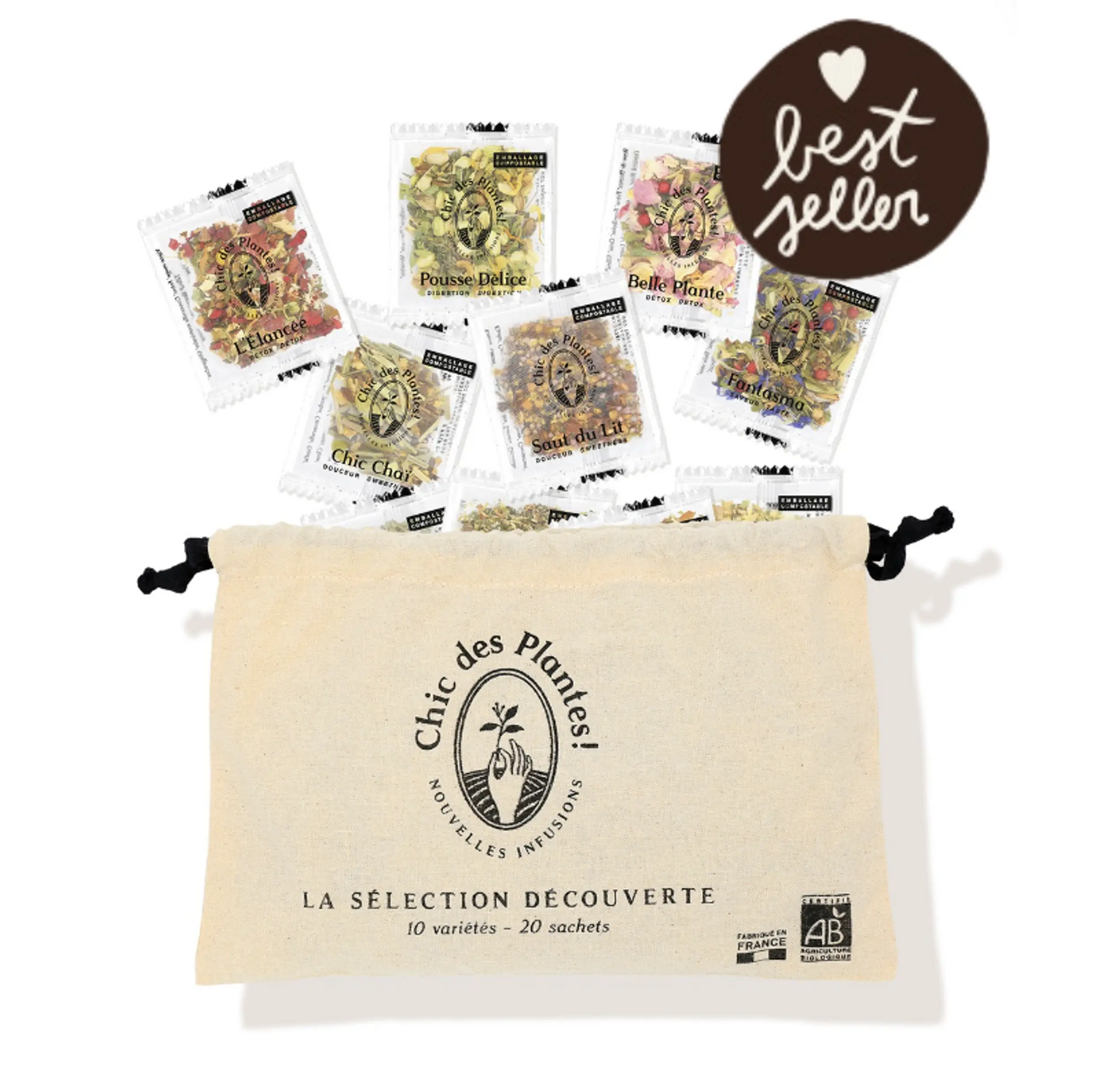 Pochon Sélection - Thés et infusions bio