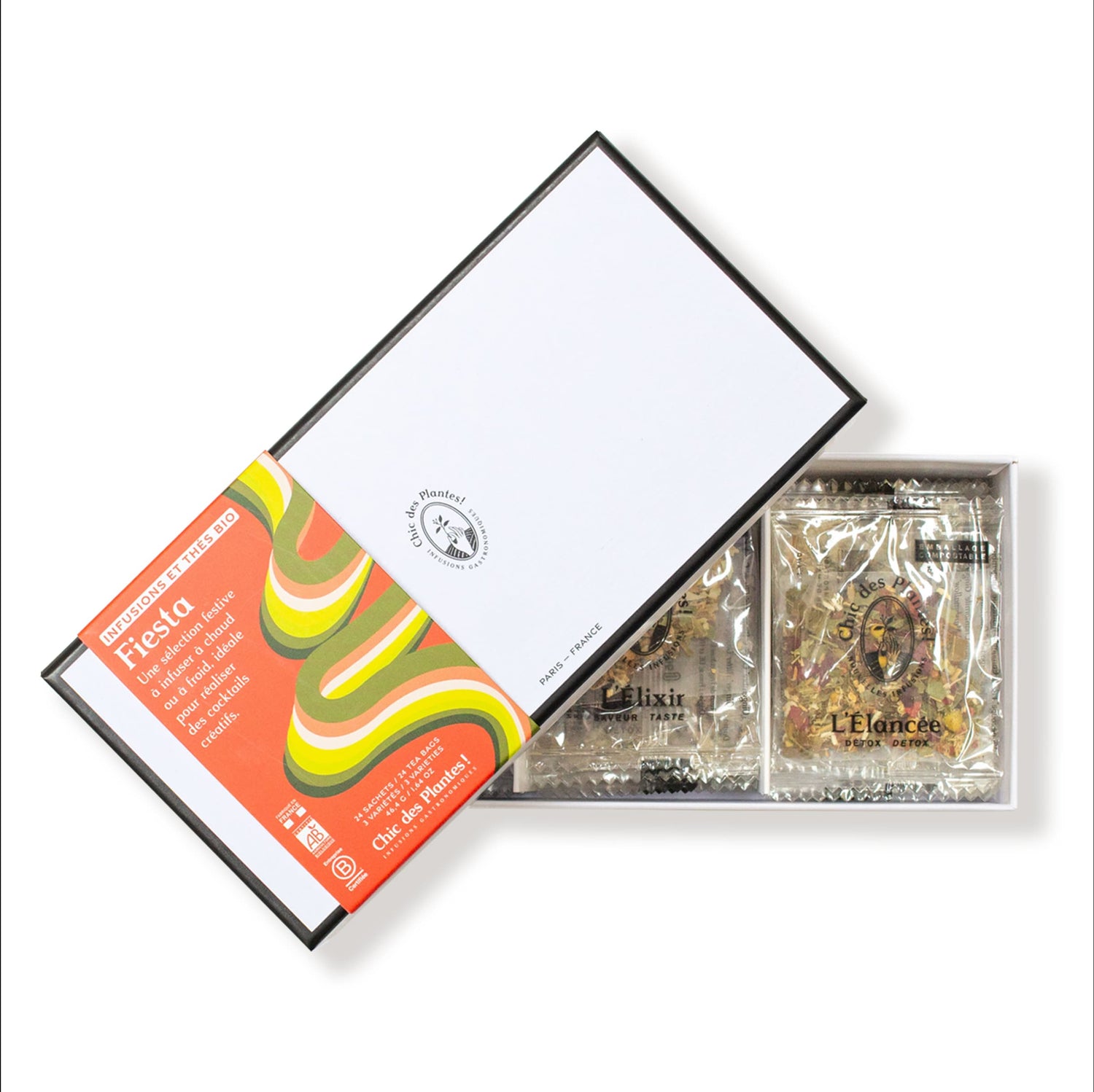 Coffret Cadeau thé et tisanes mocktails et cocktails sachets