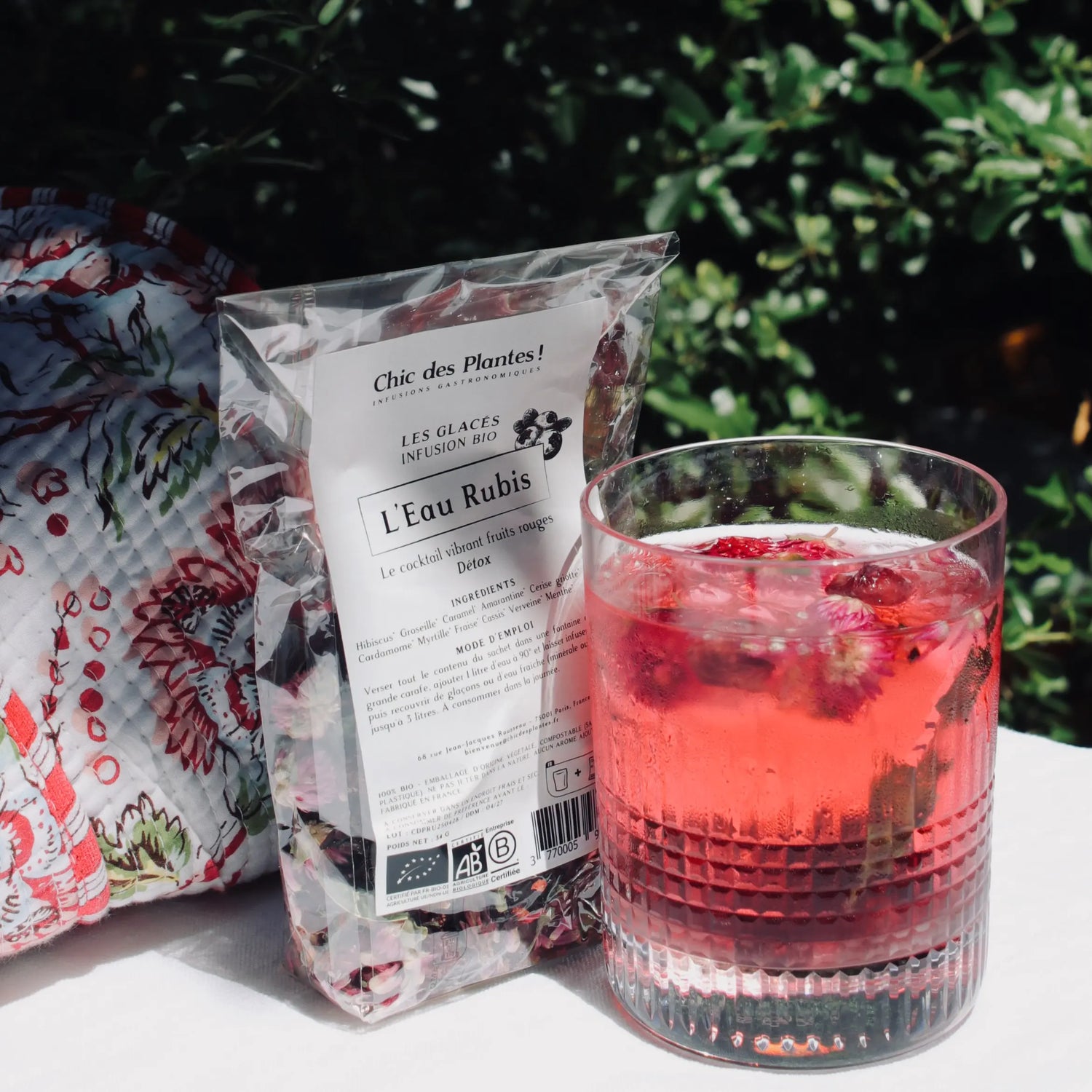 Organic Infusion L'Eau Rubis - Les Glacés