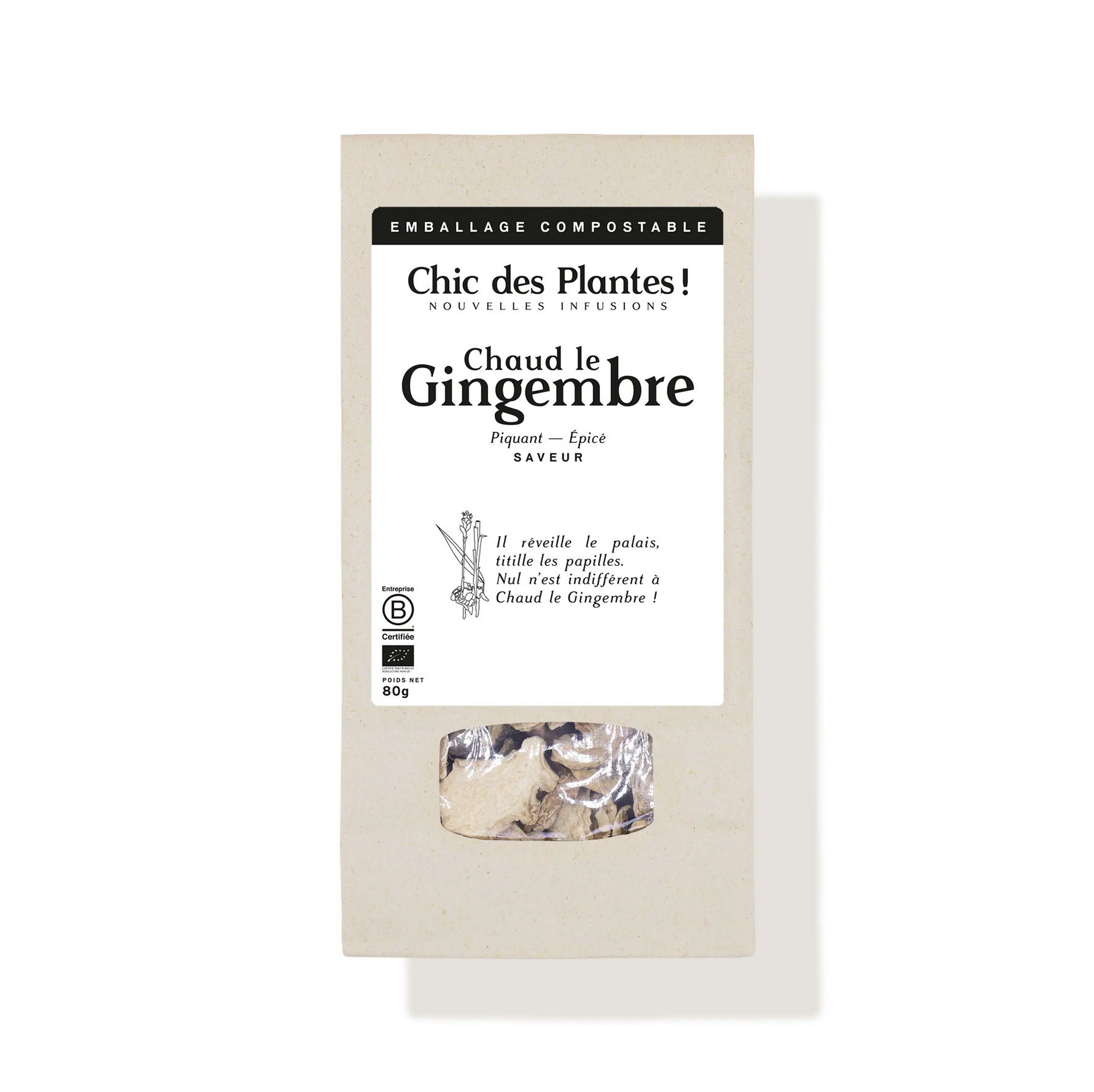 Tisane bio gingembre digestion vrac