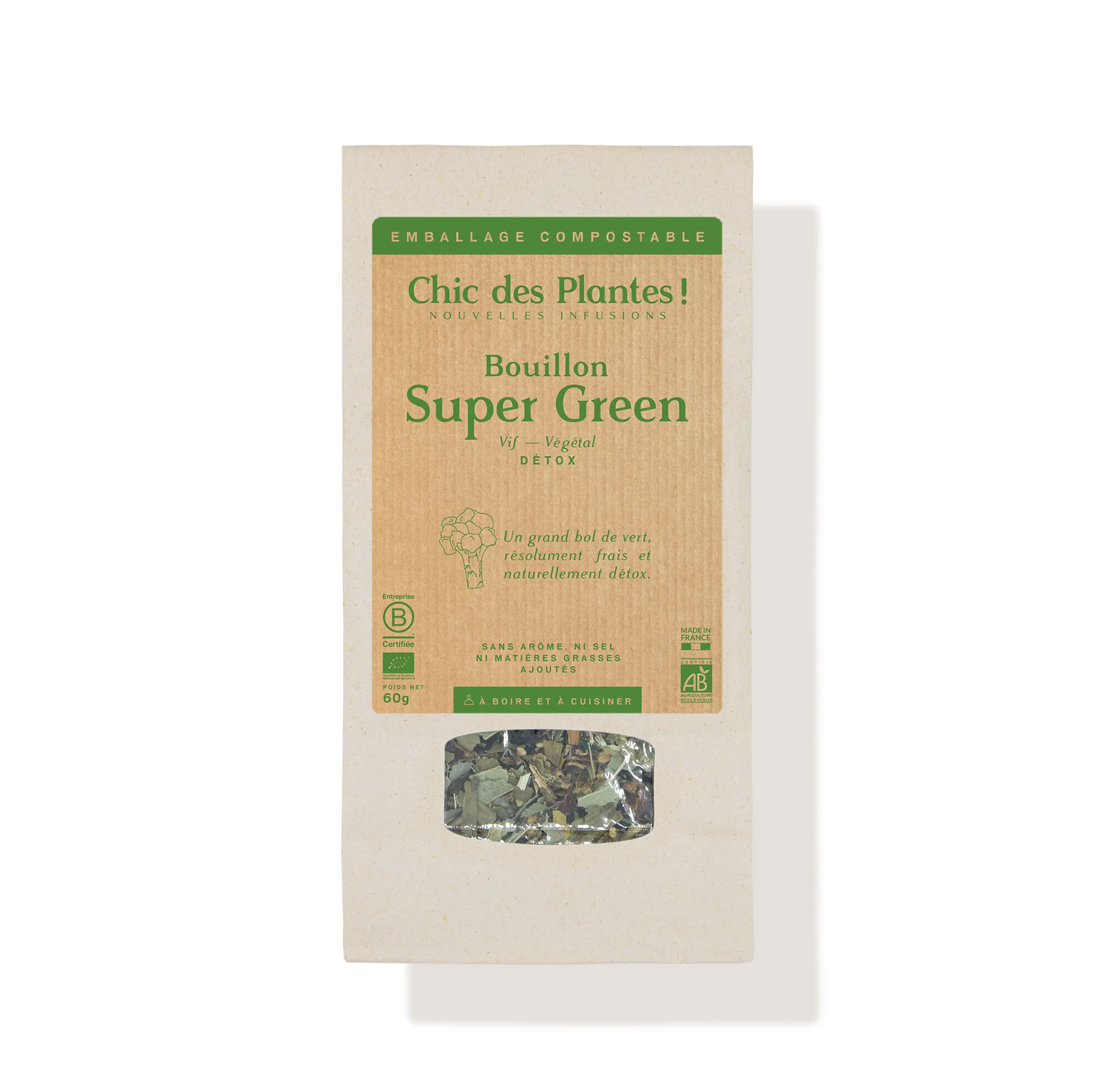 Bouillon bio détox poivron vert eucalyptus citron boîte vrac 