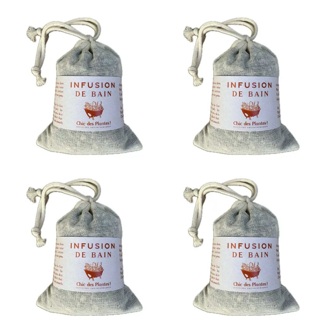 Pochon Bain - 4 infusions de bain bio