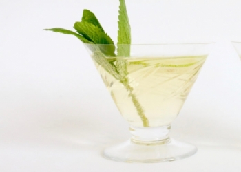 Cocktail Champagne Menthe Gingembre
